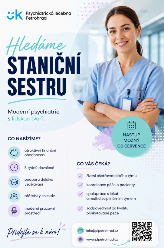 Inzerát staniční sestra